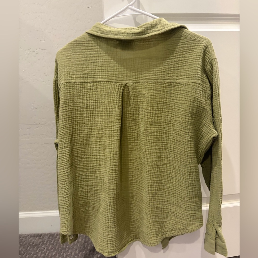 Princess Polly Mahalia Green Button Up Shirt - Picture 7 of 7